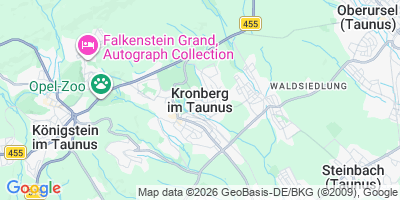 Karte Kronberg im Taunus