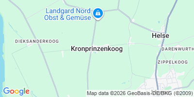 Karte Kronprinzenkoog
