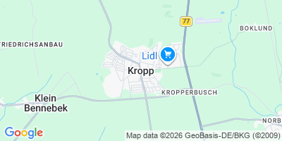 Karte Kropp