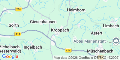 Karte Kroppach
