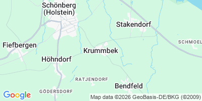 Karte Krummbek