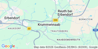 Karte Krummennaab