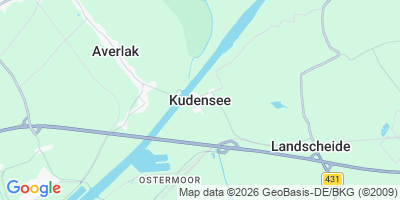Karte Kudensee