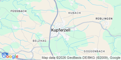 Karte Kupferzell