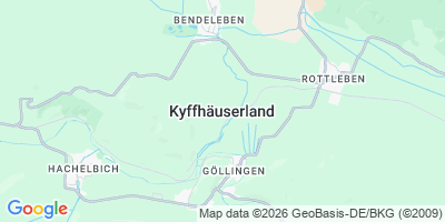 Karte Kyffhäuserland