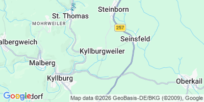 Karte Kyllburgweiler