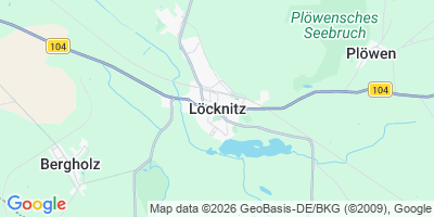 Karte Löcknitz