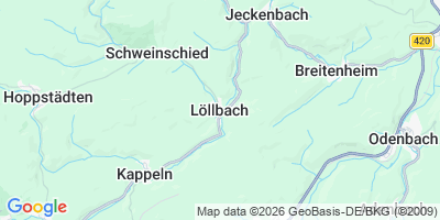 Karte Löllbach