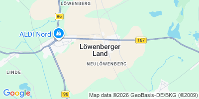 Karte Löwenberger Land