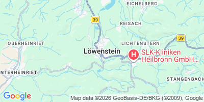Karte Löwenstein
