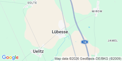 Karte Lübesse