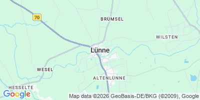 Karte Lünne