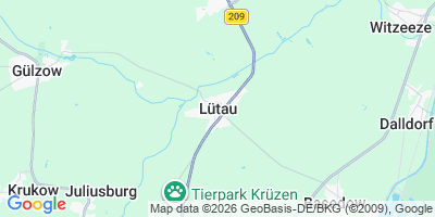 Karte Lütau