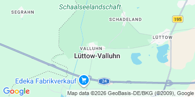Karte Lüttow-Valluhn