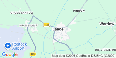 Karte Laage