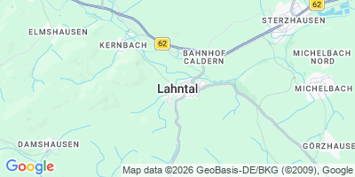 Karte Lahntal