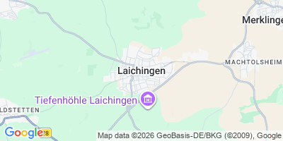 Karte Laichingen