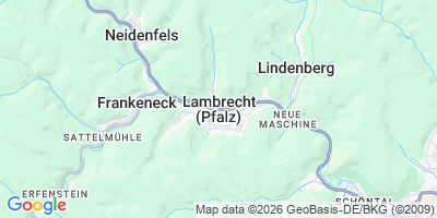 Karte Lambrecht (Pfalz)