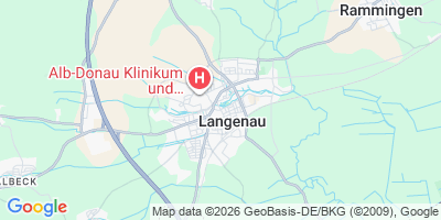 Karte Langenau