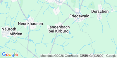 Karte Langenbach bei Kirburg