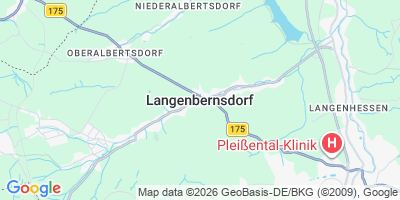 Karte Langenbernsdorf