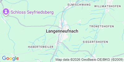 Karte Langenneufnach