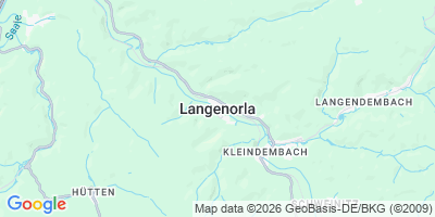 Karte Langenorla
