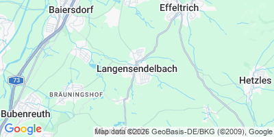 Karte Langensendelbach