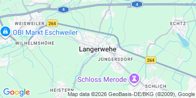Karte Langerwehe