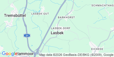 Karte Lasbek