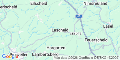 Karte Lascheid