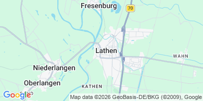 Karte Lathen