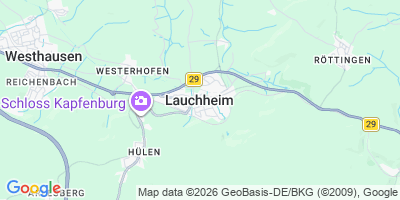 Karte Lauchheim