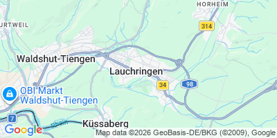 Karte Lauchringen