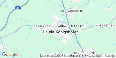 Karte Lauda-Königshofen