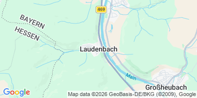 Karte Laudenbach