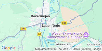 Karte Lauenförde