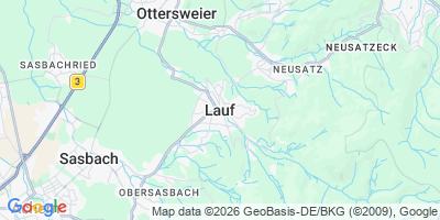Karte Lauf