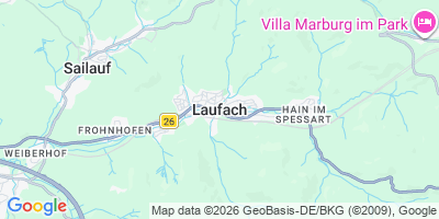 Karte Laufach
