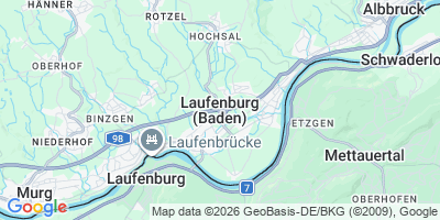 Karte Laufenburg (Baden)