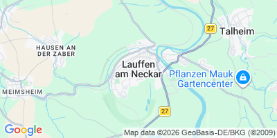 Karte Lauffen am Neckar