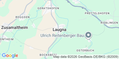 Karte Laugna