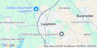 Karte Laupheim