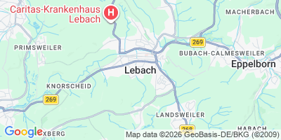 Karte Lebach
