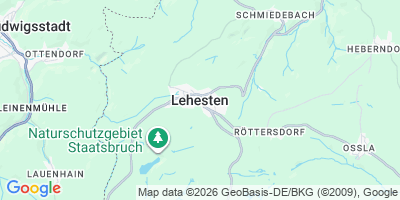 Karte Lehesten