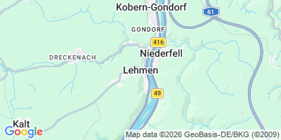 Karte Lehmen