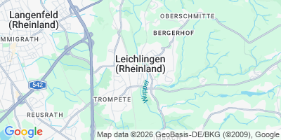 Karte Leichlingen (Rhld.)