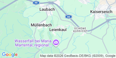 Karte Leienkaul