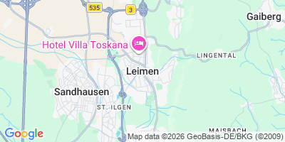 Karte Leimen