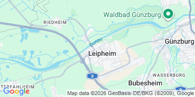 Karte Leipheim
